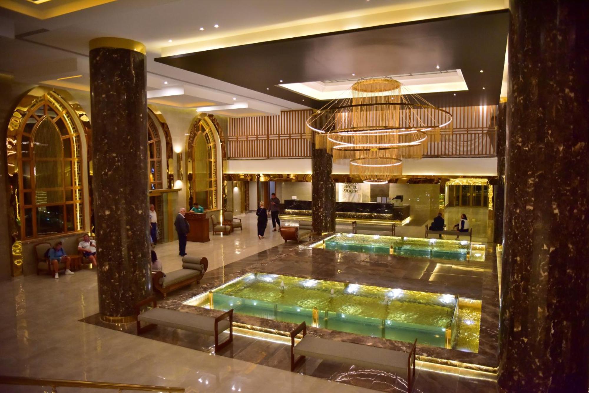 The Grand Hotel Sharm El Sheikh Exteriör bild The lobby of the Grand Hyatt Hotel